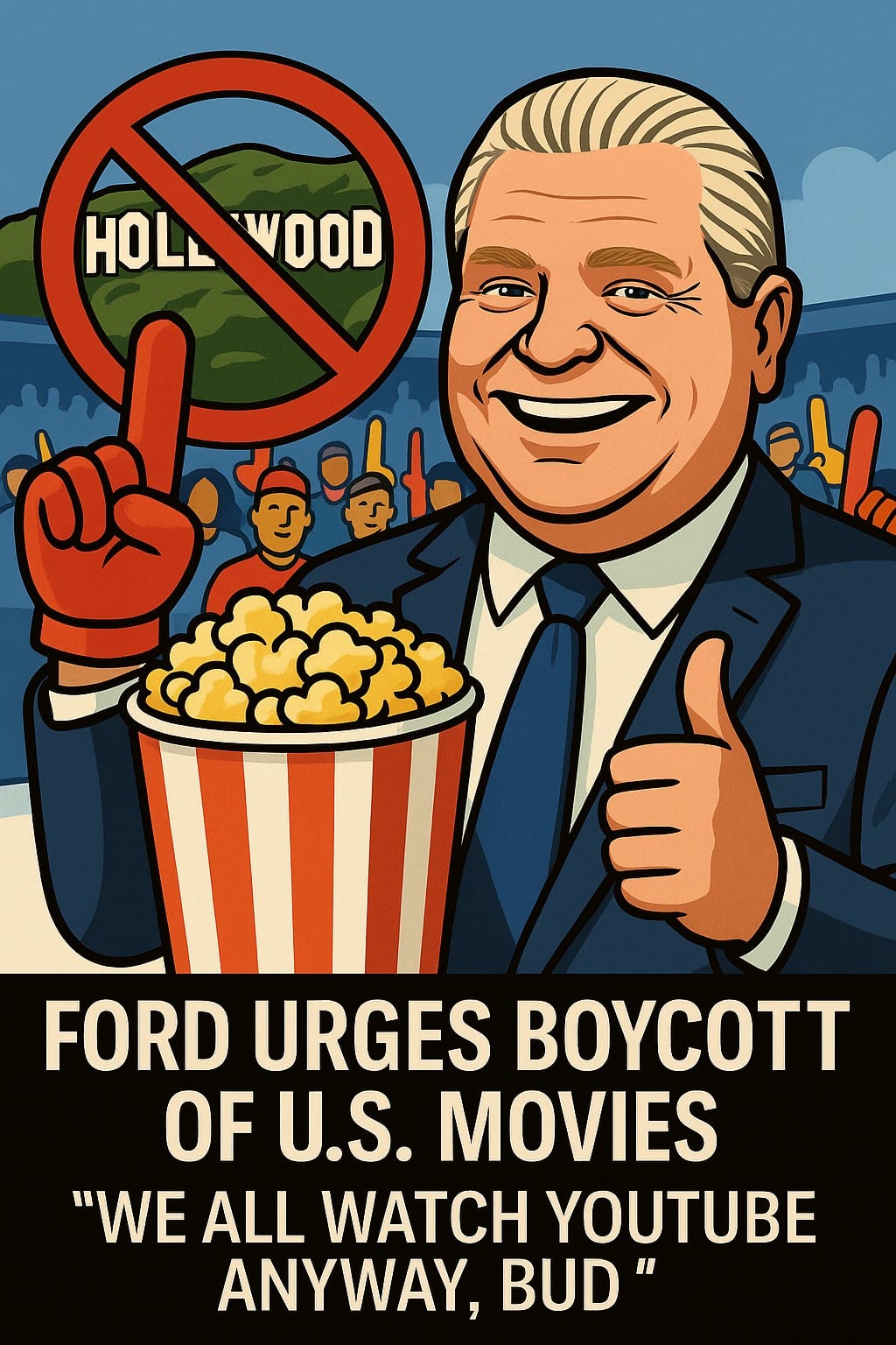 Doug Ford Urges Canadians to Boycott U.S. Movies: “We All Watch YouTube&hellip;