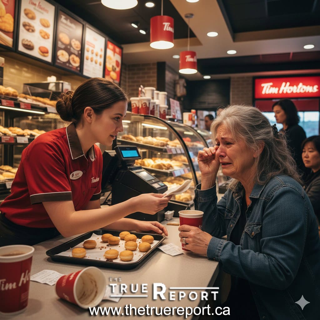 Customer Walks Into Tim Hortons for a Double-Double — Walks&hellip;